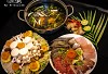 Lẩu nấm hải sản thanh đạm, nghi ngút khói cho ngày mưa rả rích