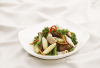 Thơm giòn ngồng cải xào bao tử cá cho bữa cơm nhà