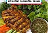 Mẹt cá nướng cuốn bánh tráng đầy ú, nhìn là muốn "xơi" ngay