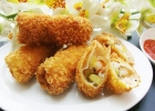 Cách làm nem hải sản vàng ruộm, giòn tan, bé mê tít!